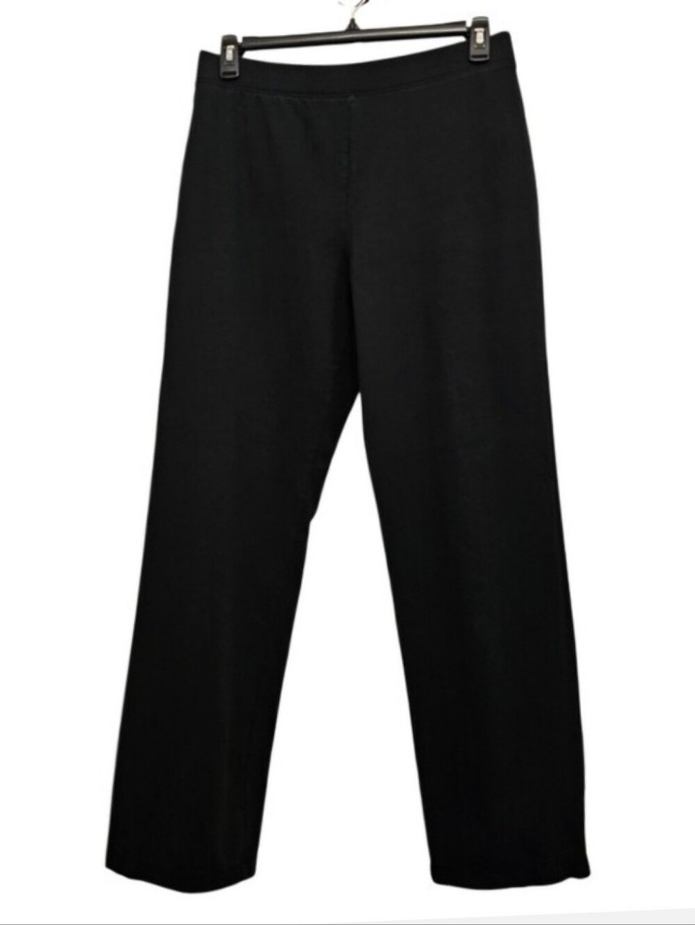 Hanes Black Straight-Leg Lounge Pants